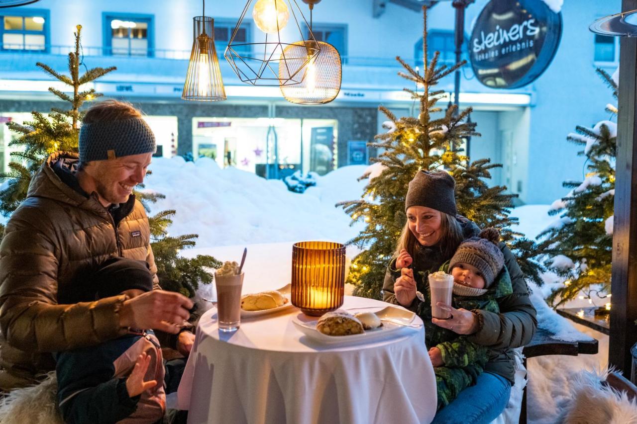 Apparthotel Restaurant Steiners Eben Im Pongau Exterior foto