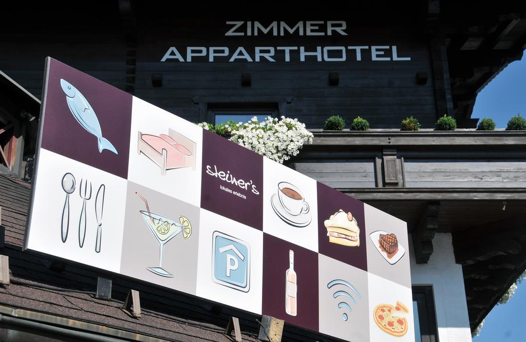 Apparthotel Restaurant Steiners Eben Im Pongau Exterior foto
